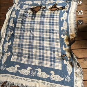 ISO Common Loon Woven Duck Throw Blanket
